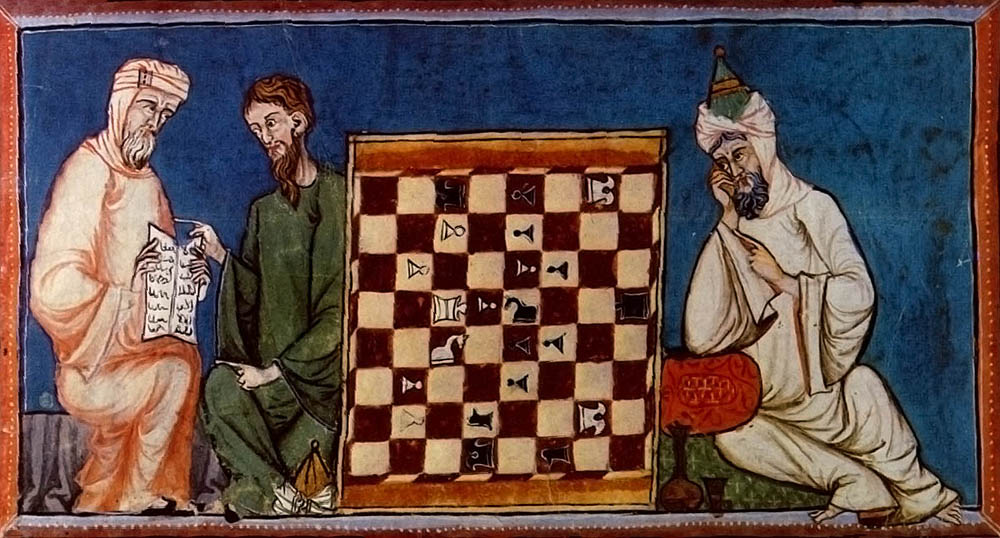 El ajedrez, juego de reyes de la Edad Media